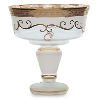 Конфетница 20см золото Star Crystal