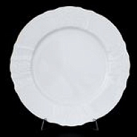 Набор тарелок 27см 6шт Белый узор