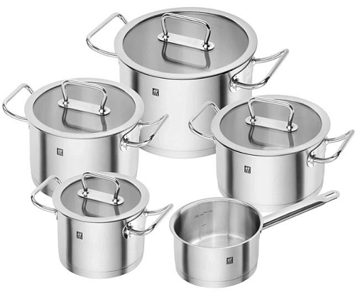 Набор кастрюль 9 предметов Pro Zwilling Набор кастрюль 9 предметов Pro Zwilling