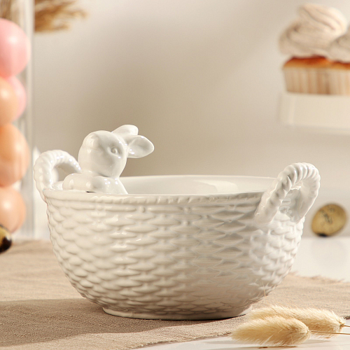 Конфетница 19,5см Кролик