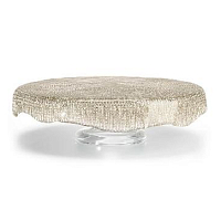 Тортница 32см на ножке Diamante Sand IVV