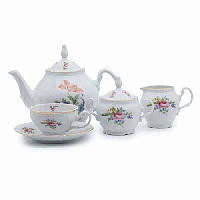 Сервиз чайный 6пер 15пр Лопух Bernadotte