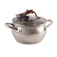 Кастрюля 16*9см 1,8л с/кр Terza Gipfel