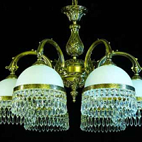 Люстра 6 рожковая патина Royal Bohemia