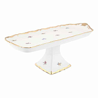 Поднос рулетница 37см н/н Мейсенский цветок Queen's Crown