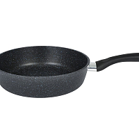 Сковорода 26см с ручкой Granit Black Кукмара