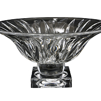 Фруктовница 33см на ножке Flame AS Crystal
