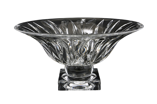 Фруктовница 33см на ножке Flame AS Crystal
