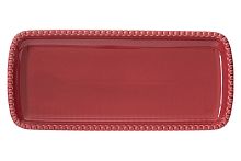 Блюдо прямоугольное 36*16см бургунди Tiffany Easy Life