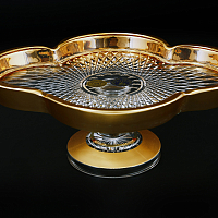 Рулетница 24см н/н 1шт хрусталь с золотом Фелиция Crystal HeArt