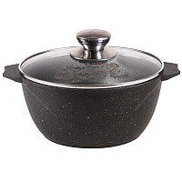 Кастрюля 8л с крышкой Гранит Black Мечта