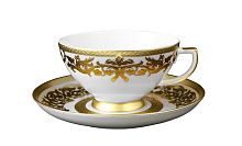 Набор чайных пар 155мл 6шт Natalia Creme Gold