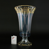 Ваза н/н Timon s.r.l. Doge Vase+steam blue gold