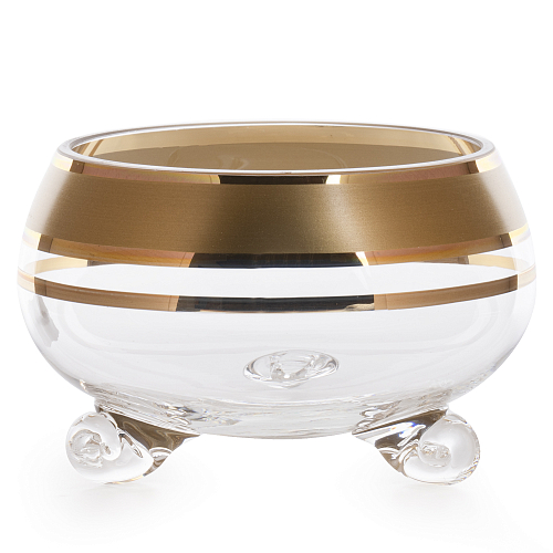 Тройножка 13см Матовая полоса Bohemia Crystalite Тройножка 13см Матовая полоса Bohemia Crystalite