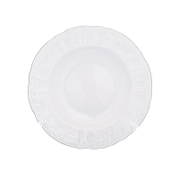 Набор тарелок 23см глубоких 6шт Платиновый узор Bernadotte