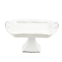 Поднос 30*25см на ножке Престиж Marquise Platinum