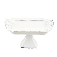 Поднос 30*25см на ножке Престиж Marquise Platinum