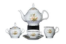 Сервиз чайный 6пер 15пр Дикая роза Bernadotte