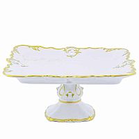 Поднос квадратный 32см на ножке Престиж Queen's Crown