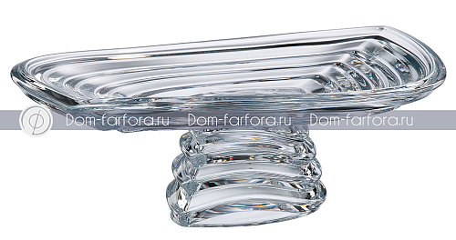 Фруктовница 36см на ножке Wave Crystalite Bohemia
