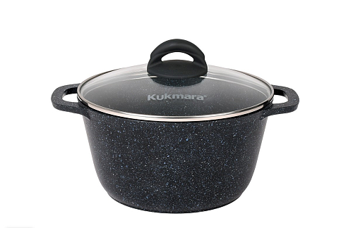 Кастрюля 4,5л с крышкой Granit black Кукмара Кастрюля 4,5л с крышкой Granit black Кукмара