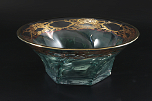 Фруктовница Timon s.r.l. Apollo center bowl green gold