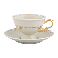 Набор чайных пар 155мл 6шт Золотой узор с/к Мария Луиза Thun