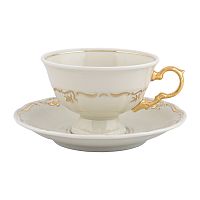 Набор чайных пар 155мл 6шт Золотой узор с/к Мария Луиза Thun