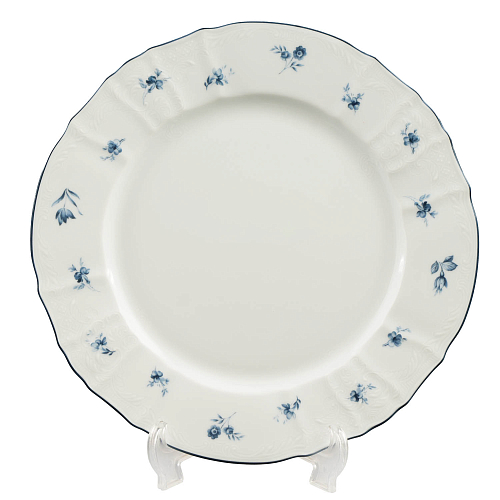 Блюдо круглое 30см Синий цветок Bernadotte