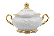Сахарница с крышкой Глянец Слоновая кость Roman Cebis