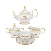 Сервиз чайный 6пер 15пр Золотая Роза Queen's Crown