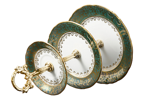 Горка 3-х-ярусная Фредерика Зеленый лист