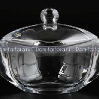 Конфетница 18см с крышкой Orbit Crystalite Bohemia