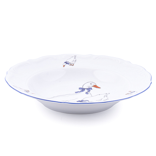 Набор тарелок 23см глубоких 2шт Repast Гуси