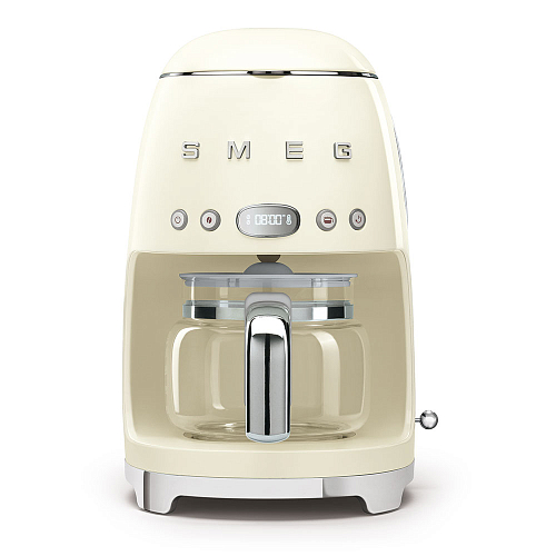 Кофеварка капельная Smeg кремовый Стиль 50-х гг Кофеварка капельная Smeg кремовый Стиль 50-х гг