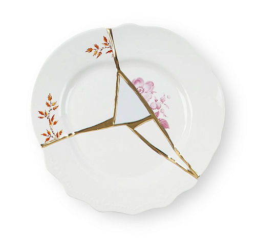 Тарелка десертная 21см Kintsugi Seletti