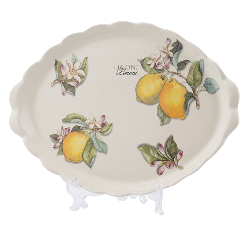 Блюдо 38см Итальянские лимоны Nuova Cer
