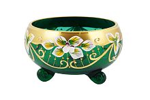 Тройножка 13см золото зеленый фон Star Crystal