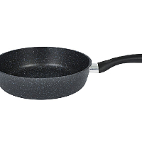 Сковорода 26см с ручкой Granit Black Кукмара