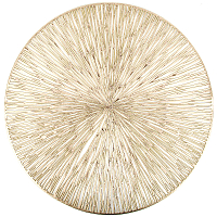 Салфетка сервировочная плейсмат 38см Аjouré золото Nouvelle Daily