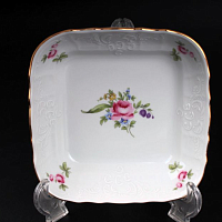 Салатник 16см 1шт квадратный Лопух (6шт кор) Bernadotte