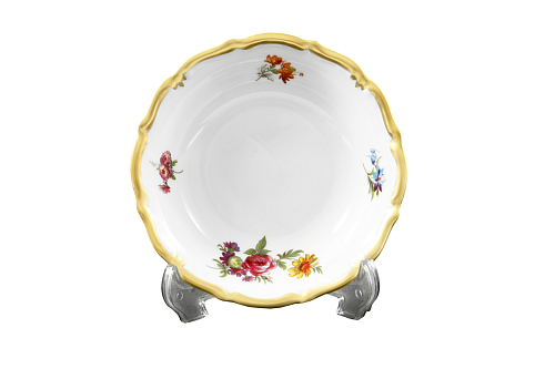 Набор салатников 13см 6шт Мейсенский букет