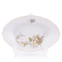 Блюдо овальное 24см Дикая роза Bernadotte