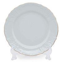 Набор тарелок 21см 6шт Белый узор Bernadotte
