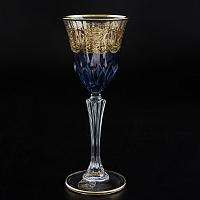 Набор фужеров 60мл 6шт Timon s.r.l. Adagio liquor blu gold