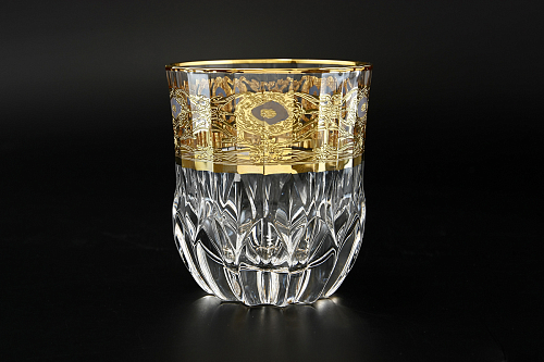Набор стаканов 6шт Timon s.r.l. Adagio whisky blue mat gold
