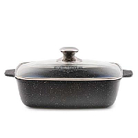 Жаровня квадр 26см Гранит black Induction Pro Мечта