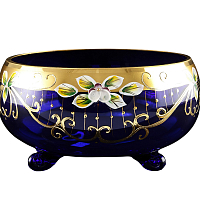 Тройножка 20см золото синий фон Modra Star Crystal