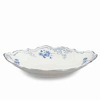 Блюдо для хлеба 34см Синие розы (2 шт кор) Bernadotte