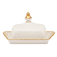 Масленка с крышкой Престиж Marquise Gold Queen's Crown